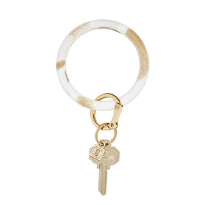 O-Venture Big O® Marble Silicone Key Ring - Gold Rush