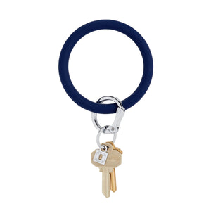 O-Venture Big O® Neutral Silicone Key Ring - Navy Midnight