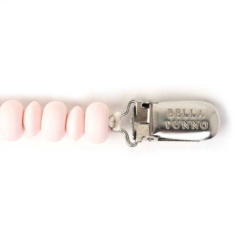 Bella Tunno Pacifier Clip - Light Pink