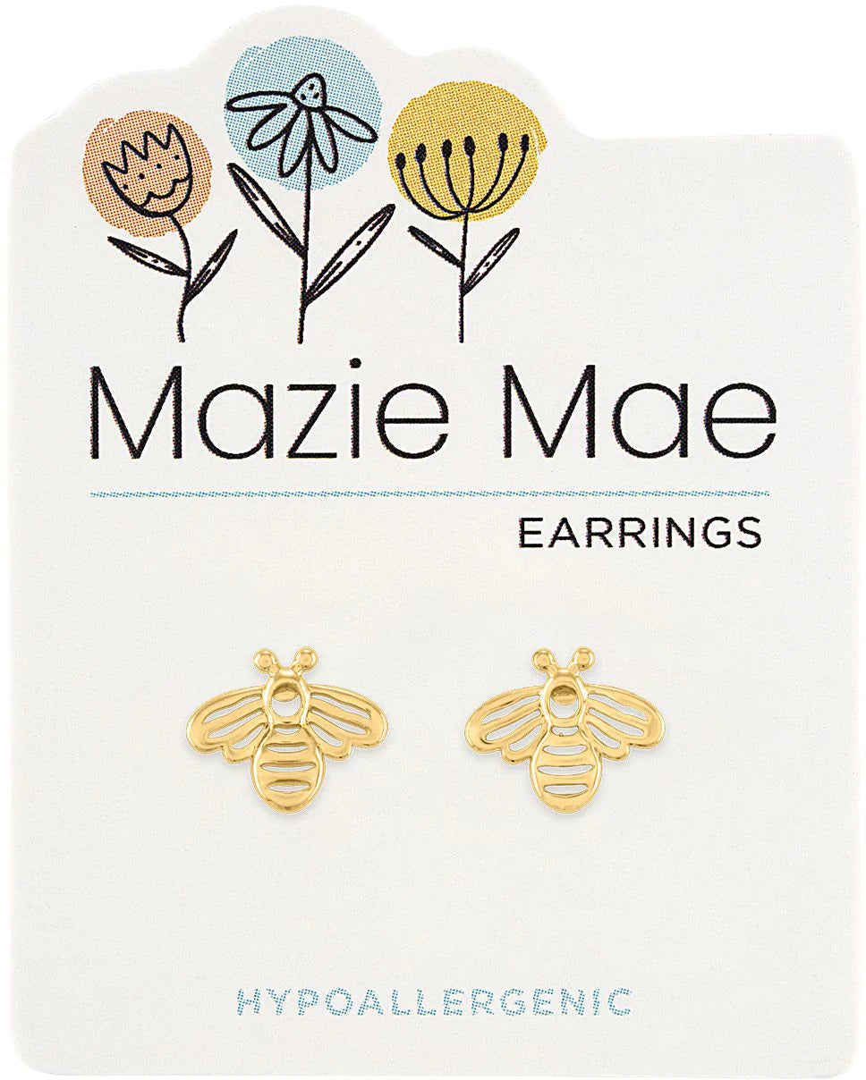 Mazie Mae Bee Stud Earrings