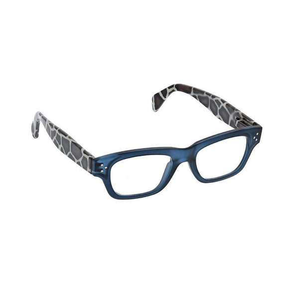 Peepers Boa Navy & Animal Glasses