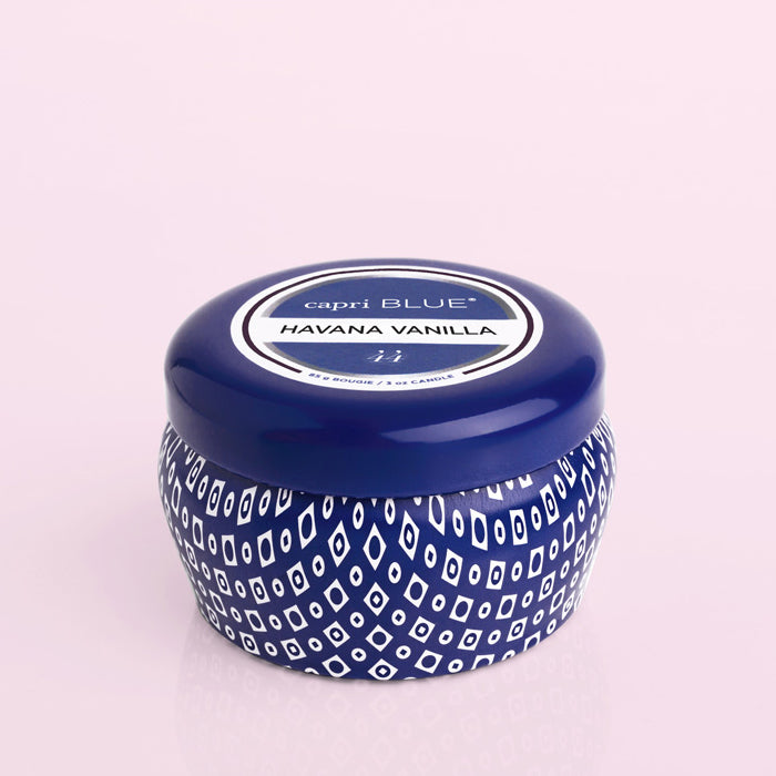 Capri Blue® Blue Signature Mini Tin, 3 oz - Havana Vanilla