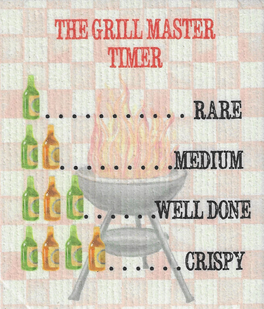 CJ Bella Co Dishcloth - Grill Master Timer