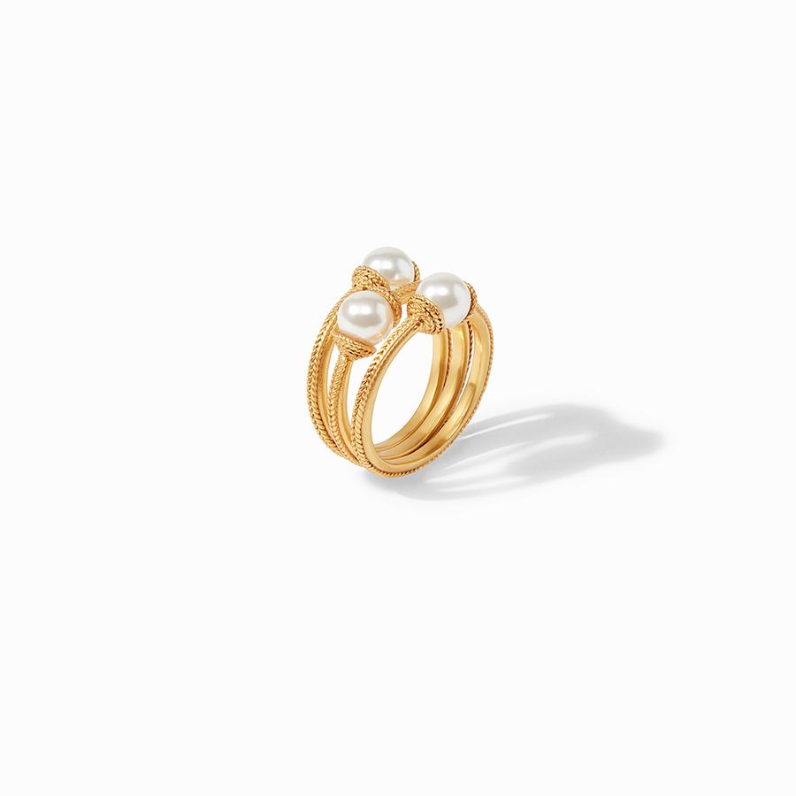 Julie Vos Calypso Trio Ring - Size 8