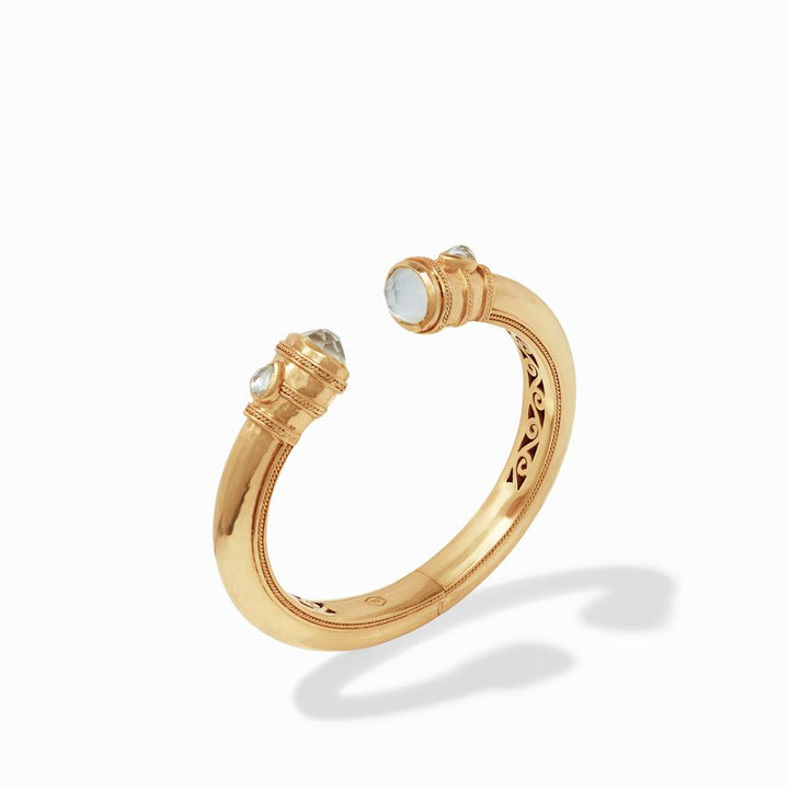 Julie Vos Cannes Demi Cuff - Iridescent Chalcedony Blue