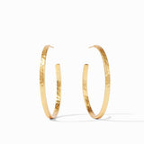 Julie Vos Crescent Hoop Earrings - Large