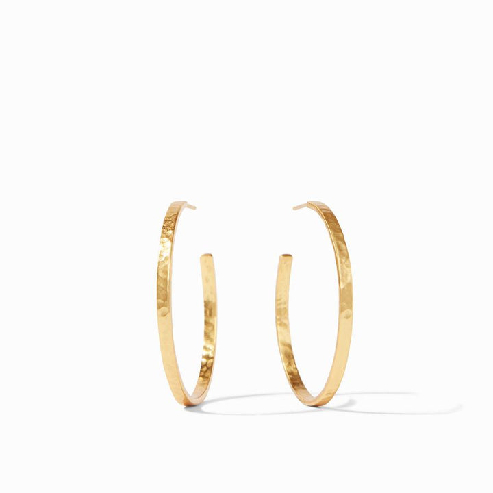 Julie Vos Crescent Hoop Earrings - Gold/M