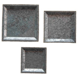 CC Galvanized Metal Tray Square - Large
