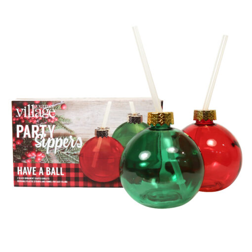 Gourmet du Village Holiday Party Sippers - Set of 2