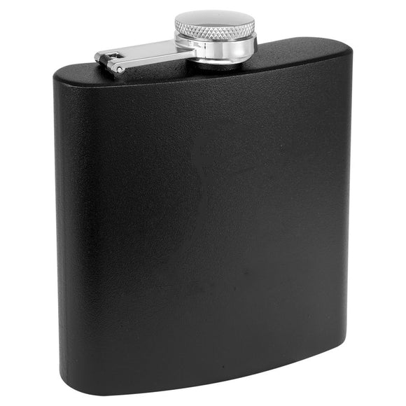 Black Powder Coated Flask