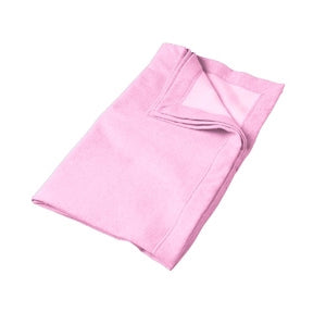 Gildan DryBlend® 9 oz Fleece Stadium Blanket - Light Pink