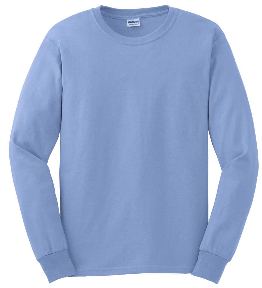 Gildan Adult Ultra Cotton® 6 oz Long-Sleeve T-Shirt - Carolina Blue