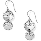 Brighton London Groove Disc French Wire Earrings