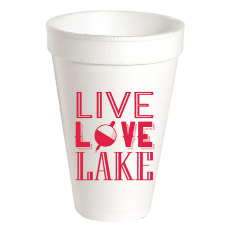 RBC Styrofoam Cup - Live Love Lake (Sleeve of 10)