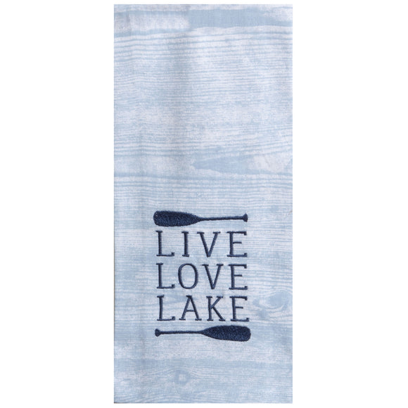 Kay Dee Designs Live Love Lake Tea Towel