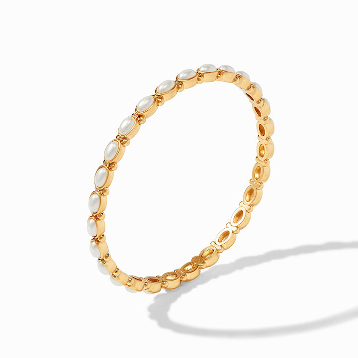 Julie Vos Mykonos Bangle - Obsidian Black/Small