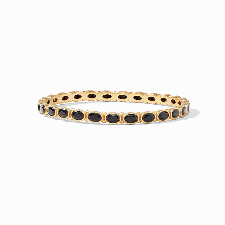 Julie Vos Mykonos Bangle - Obsidian Black/Small