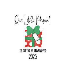 Our Little Present Porcelain Ornament