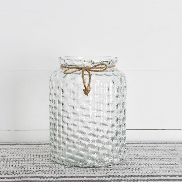 PD Home & Garden Bead & Tassle Glass Jar