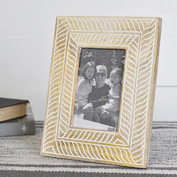 PD Home & Garden Rope Pattern Photo Frame - 4" X 6"