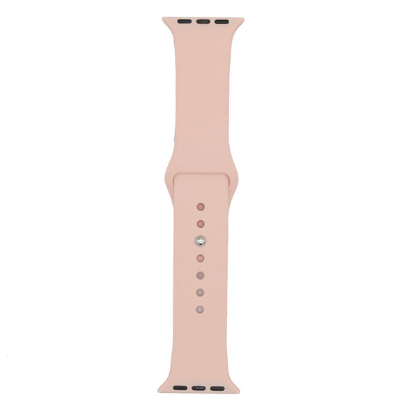 Pale Pink Silicone Apple Watch Band