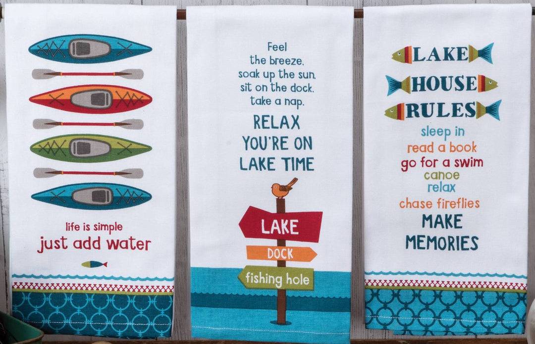 Kay Dee Designs Lake Life Assorted Tea Towel