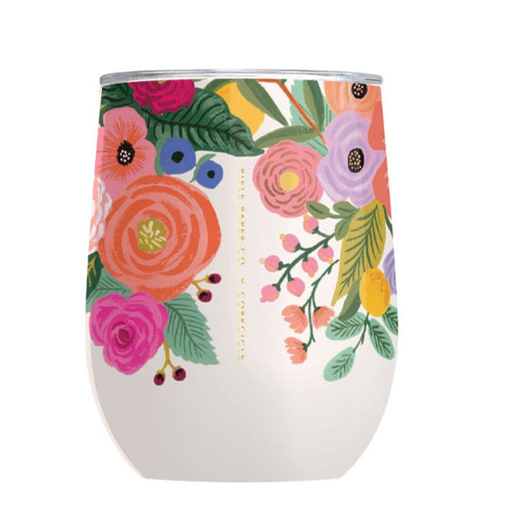 Corkcicle 12oz Stemless - Rifle Paper Garden Party