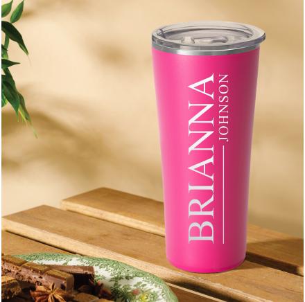 PGD Swig 22oz Tumbler - Hot Pink w/Personalization