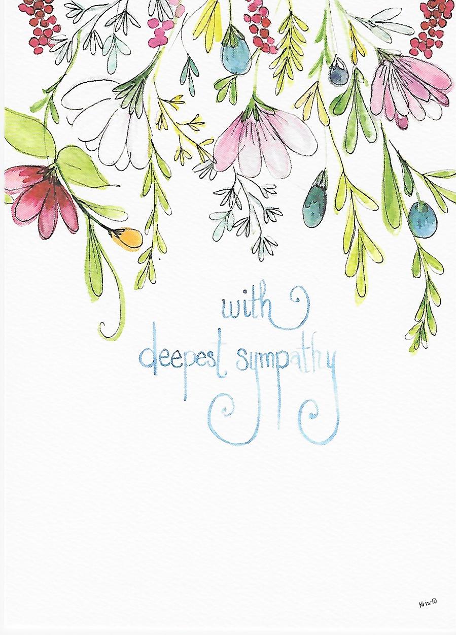 Kris-10's Creations With Deepest Sympathy Card