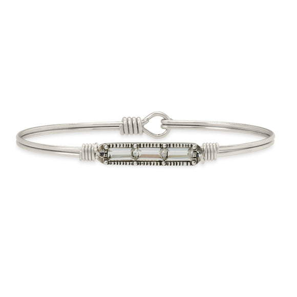 Luca + Danni Regular Silver Tone Mini Hudson Crystal Bracelet