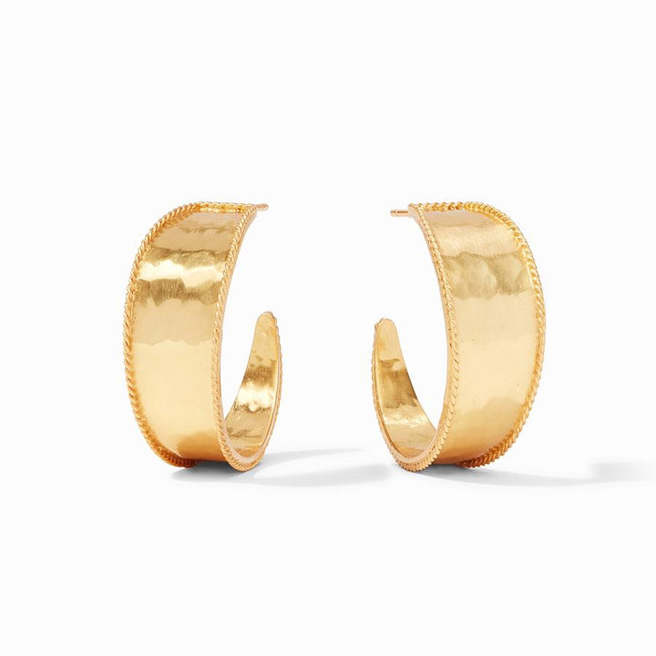 Julie Vos Savoy Hoop Earrings - Gold/Medium