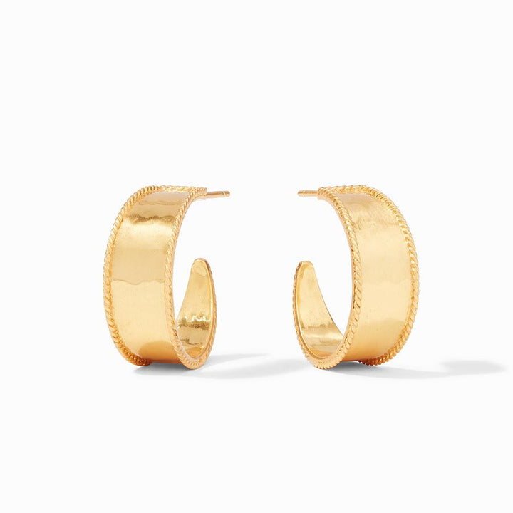 Julie Vos Savoy Hoop Earrings - Gold/Extra Small
