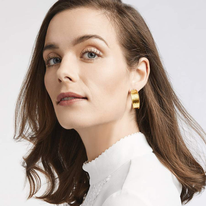 Julie Vos Savoy Hoop Earrings - Gold/Small