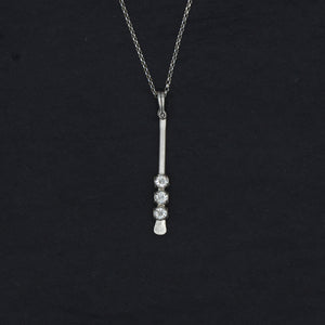Earth Grace 18" Sliver Slider Necklace