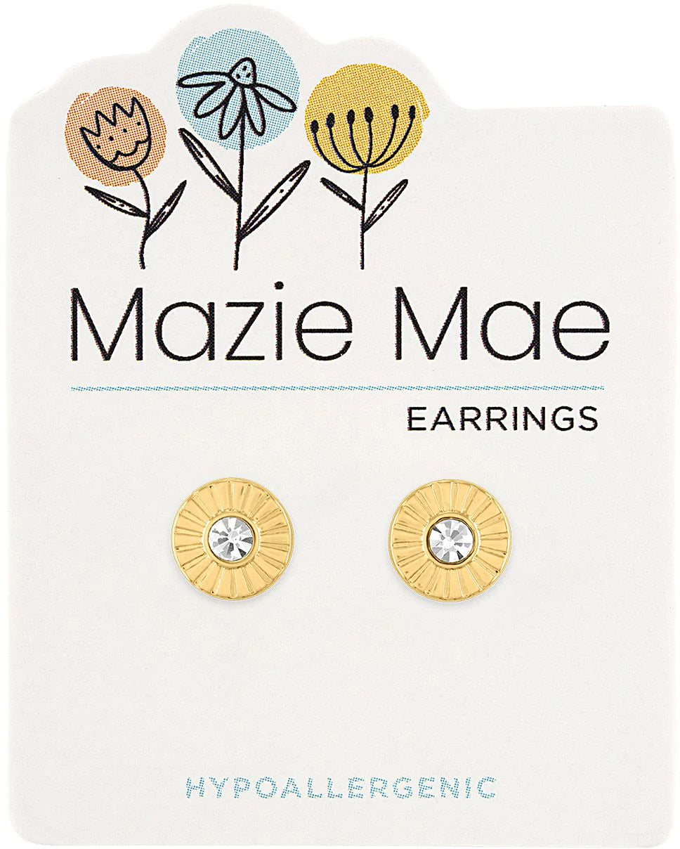Mazie Mae Disco Diamond Stud Earrings