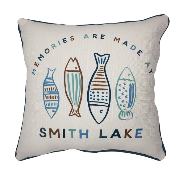 Little Birdie Pillow - Memories are Made at Smith Lake Pillow