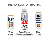 BrüMate Hopsulator Trío 3-in-1 (16oz/12oz cans) - Glitter Violet