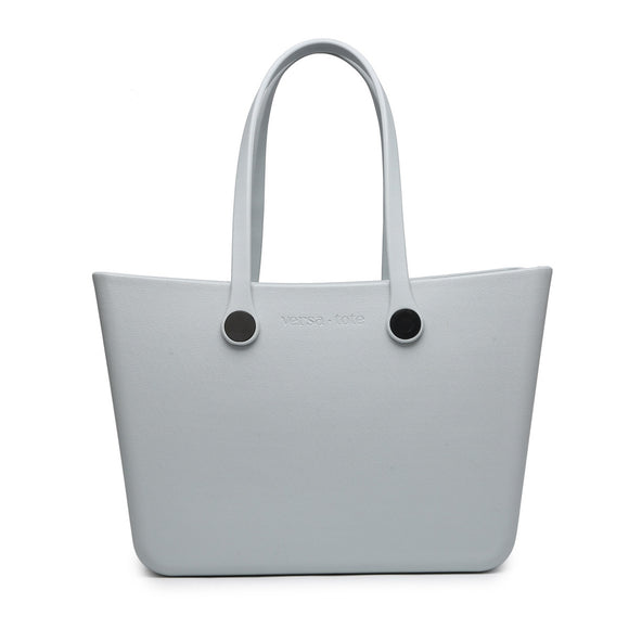 Jen & Co Versa Carrie Tote w/Interchangeable Straps - Pale Grey