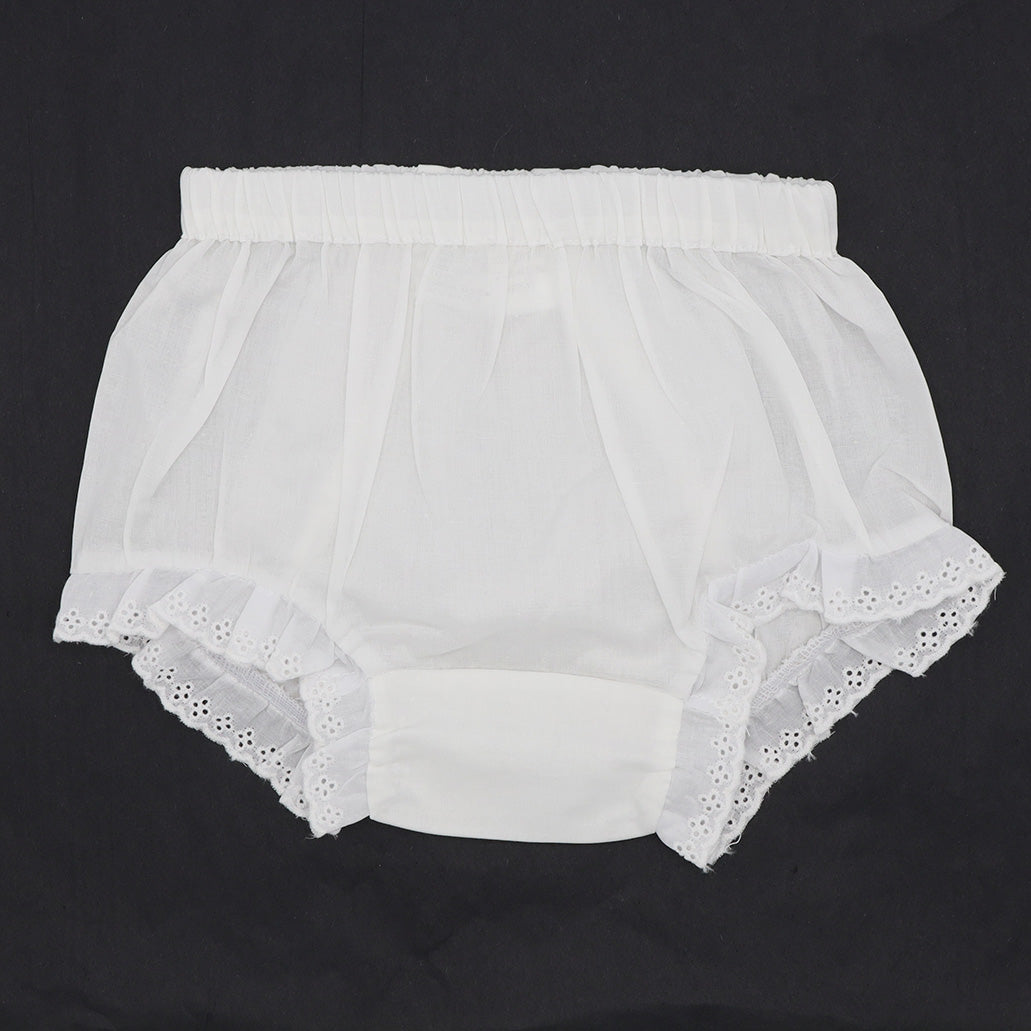 OP Ruffle Panty - White