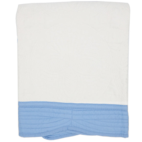 JB Blue/White Baby Quilt