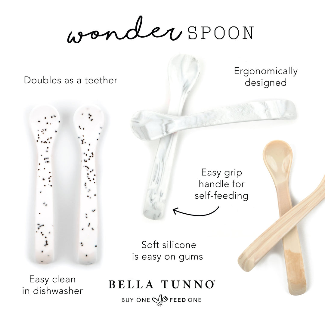 Bella Tunno Wonder Spoon Set - Lets Eat & Bon Appetit