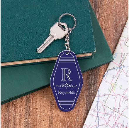 PGD Vintage Keychain - Blue w/Personalization