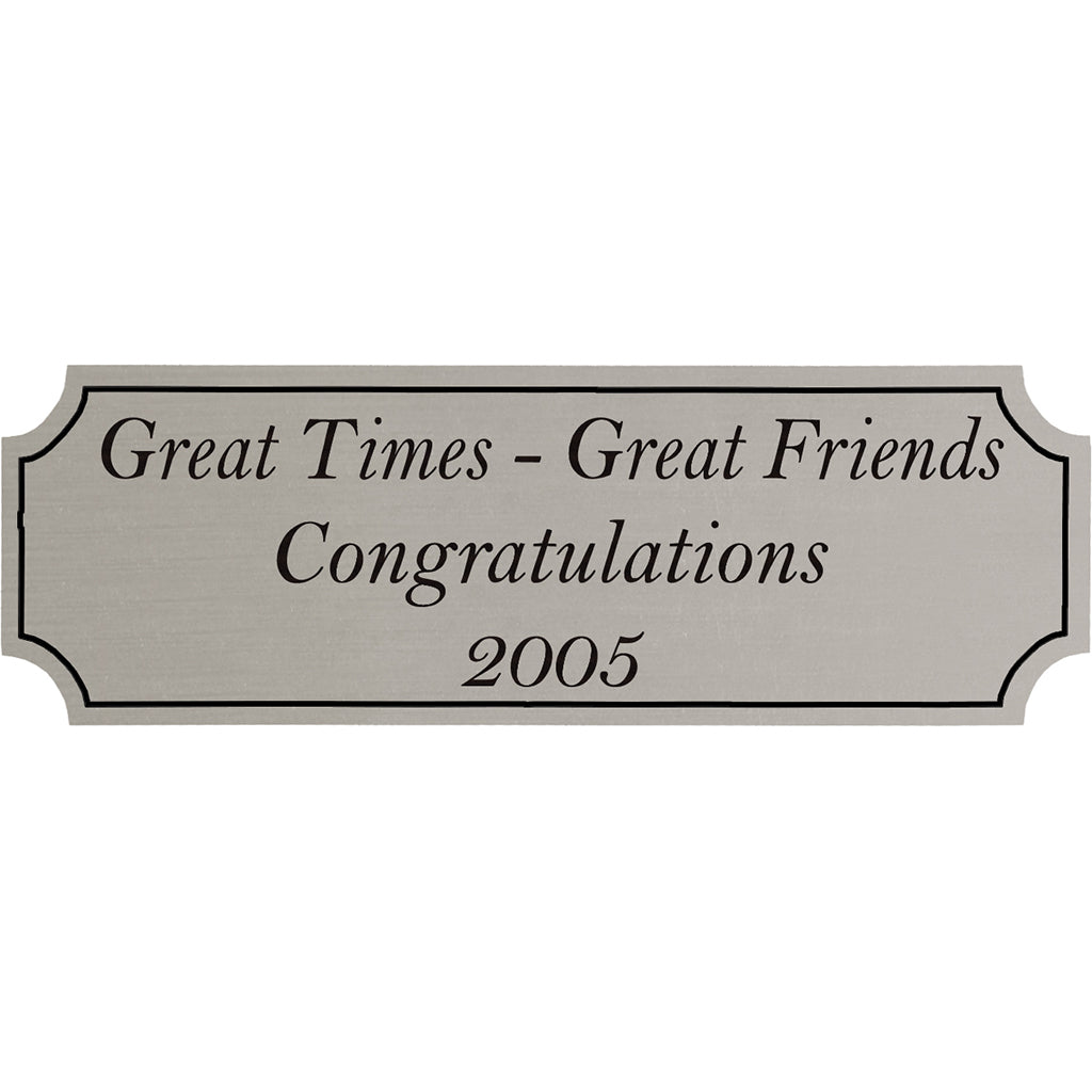 PGD Plate - Silver Large w/Personalization