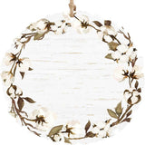 PGD Ornament - Cotton Wreath w/Personalization