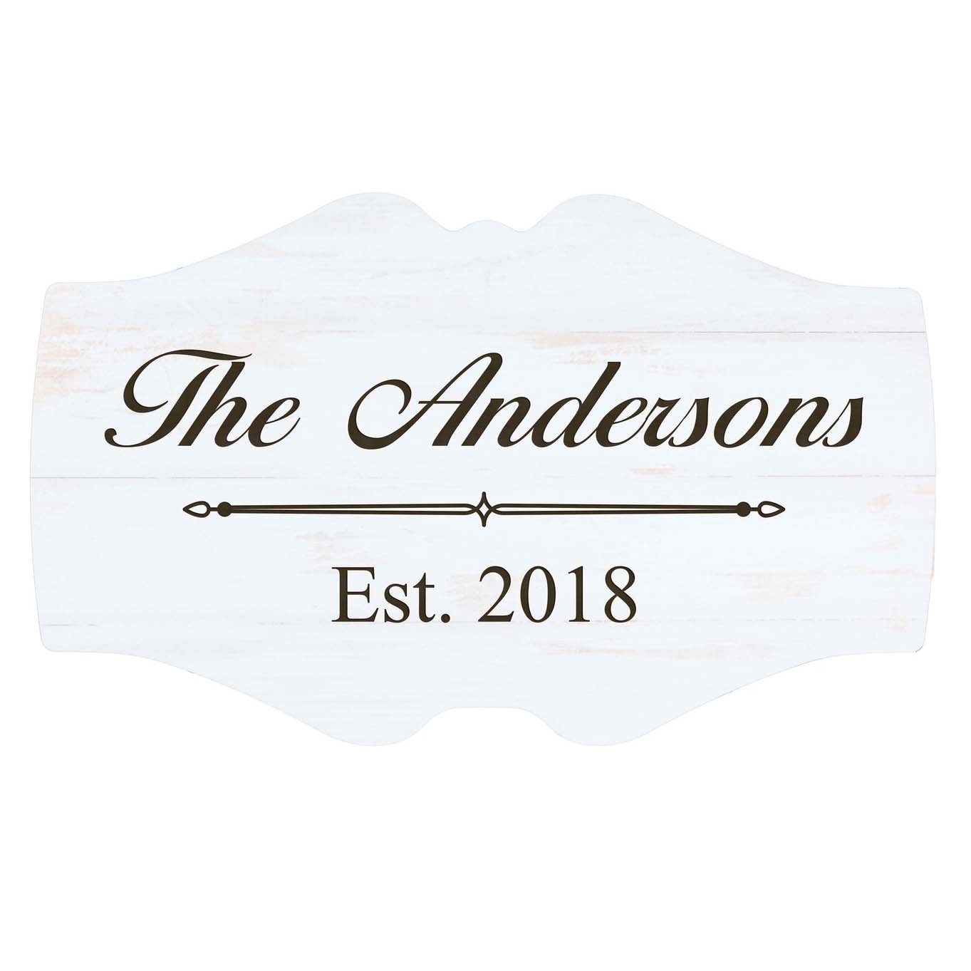 PGD Sign White Faux Wood w/Personaliztion Daisy Lane Gifts LLC