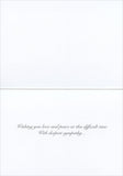 Avanti Press Three White Doves Circling Sympathy Card