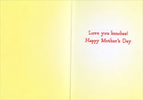Avanti Press Girl Holds Hat with Flowers Mother's Day Card