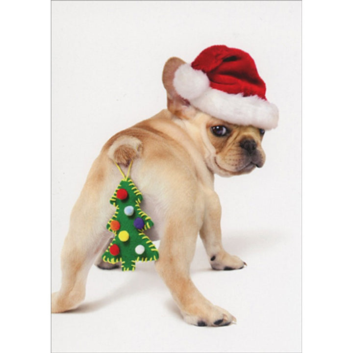 Avanti Press Dog Ornament Butt Christmas Card