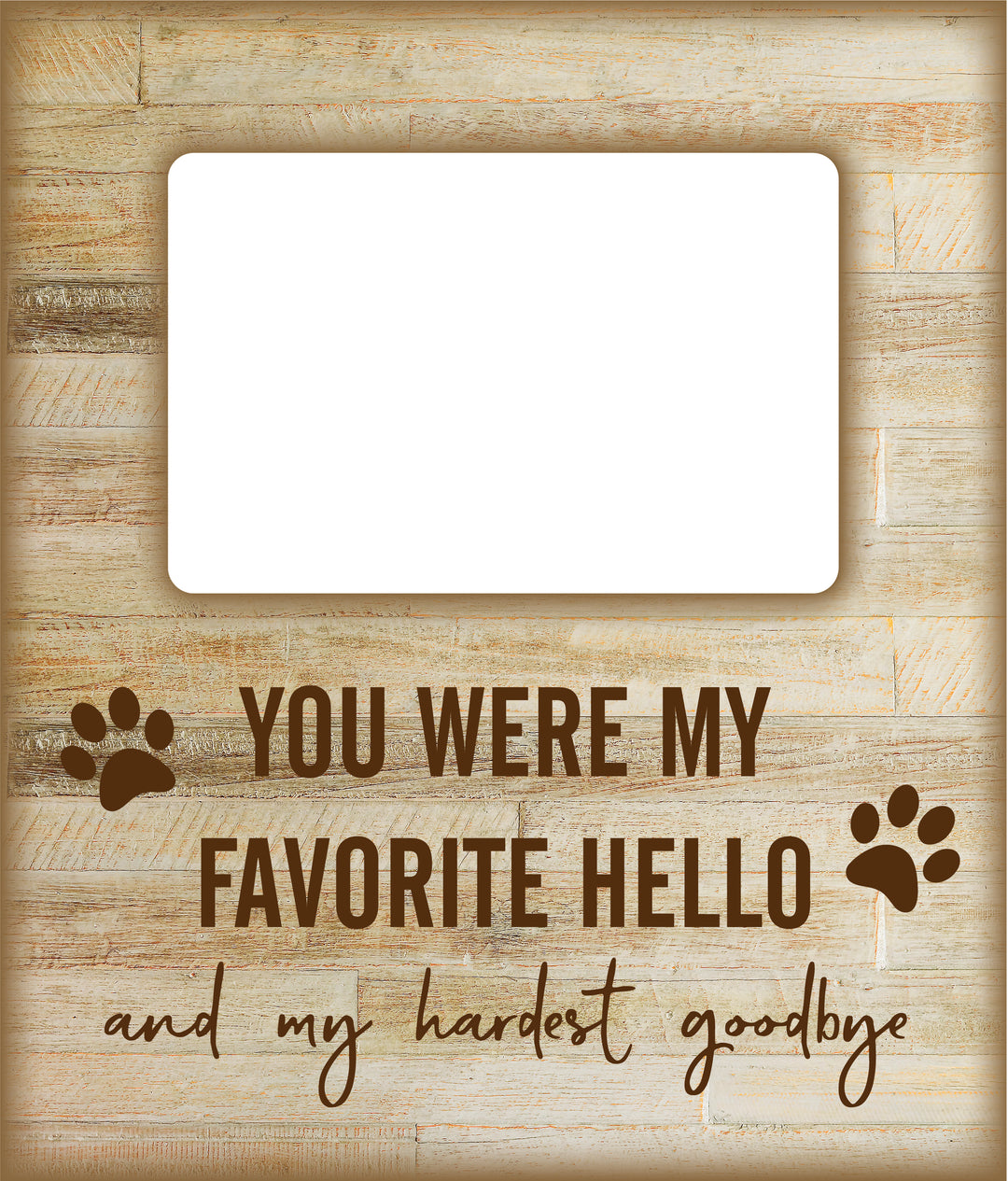 Favorite Hello Photo Frame - 4" x 6"