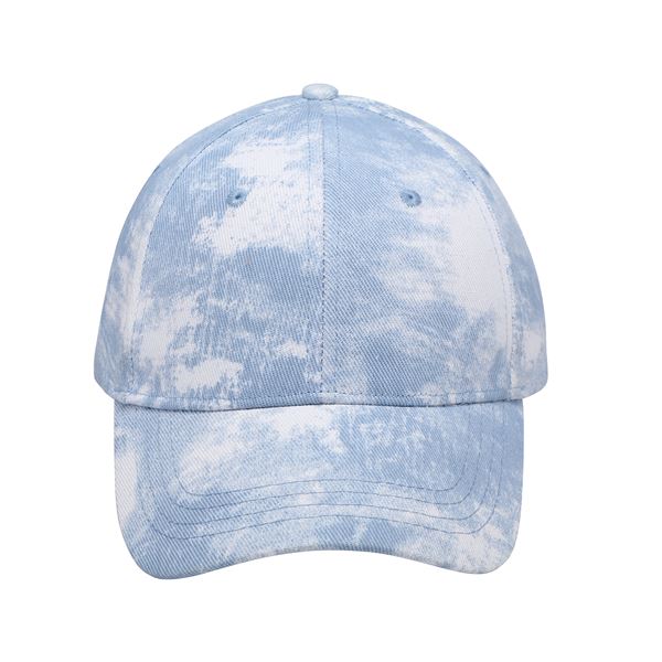 Jen & Co Baseball Cap - Denim Blue Tie Dye Print